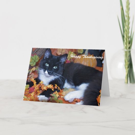 幸せな感謝祭 シーズンカード (正面)