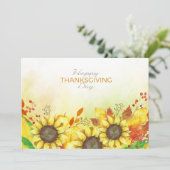 幸せな感謝祭 シーズンカード (スタンド正面)