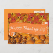 幸せな感謝祭 シーズンポストカード (正面/裏面)