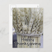 幸せな感謝祭 シーズンポストカード (正面/裏面)