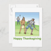 幸せな感謝祭 シーズンポストカード (正面/裏面)