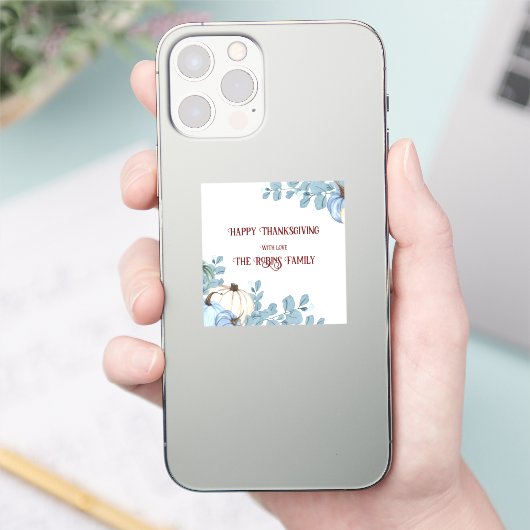 幸せな感謝祭 シール (スマートフォン)