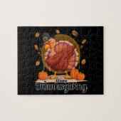 幸せな感謝祭 ジグソーパズル (横)