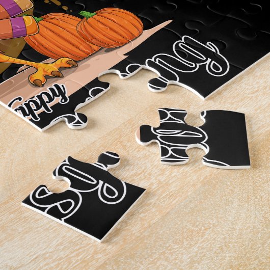 幸せな感謝祭 ジグソーパズル (側面)