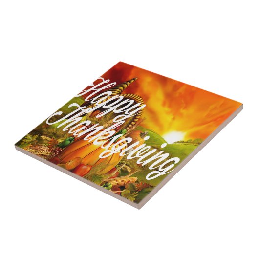 幸せな感謝祭 タイル (側面)