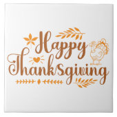 幸せな感謝祭 タイル (正面)