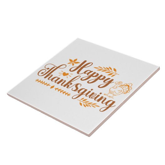 幸せな感謝祭 タイル (側面)