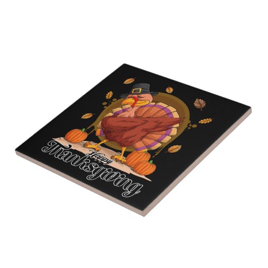幸せな感謝祭 タイル (側面)