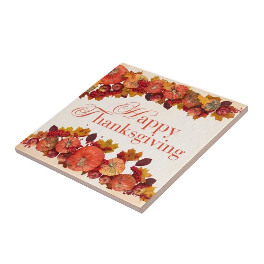 幸せな感謝祭 タイル (側面)