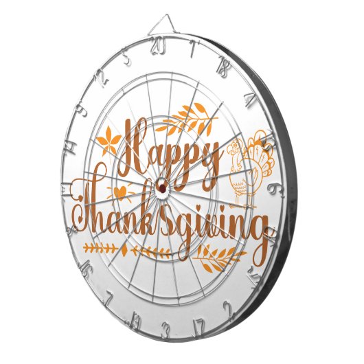 幸せな感謝祭 ダーツボード (正面右)