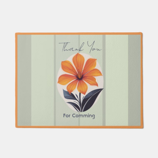 幸せな感謝祭 ドアマット (正面)