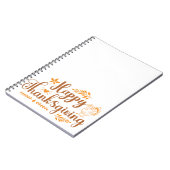 幸せな感謝祭 ノートブック (左側)