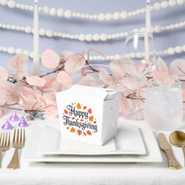 幸せな感謝祭 フェイバーボックス