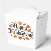 幸せな感謝祭 フェイバーボックス (裏面)