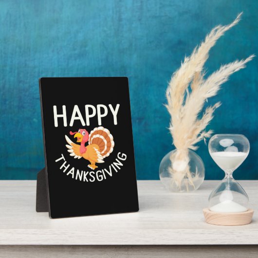 幸せな感謝祭 フォトプラーク (側面)