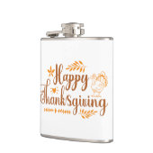 幸せな感謝祭 フラスク (左)