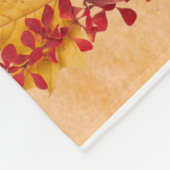 幸せな感謝祭 フリースブランケット (角)