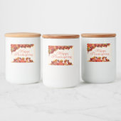 幸せな感謝祭 フードラベル (ボトル)