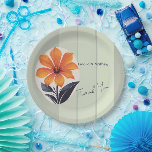 幸せな感謝祭 ペーパープレート (パーティー)