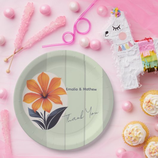 幸せな感謝祭 ペーパープレート (パーティー)