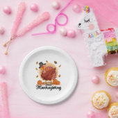 幸せな感謝祭 ペーパープレート (パーティー)