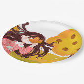 幸せな感謝祭 ペーパープレート (アングル)