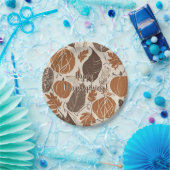 幸せな感謝祭 ペーパープレート (パーティー)