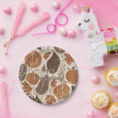 幸せな感謝祭 ペーパープレート (パーティー)