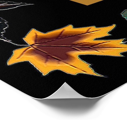 幸せな感謝祭 ポスター (角)