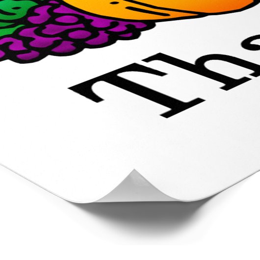 幸せな感謝祭 ポスター (角)