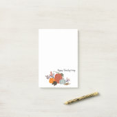 幸せな感謝祭 ポストイット (デスク上)