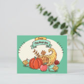 幸せな感謝祭 ポストカード (スタンド正面)