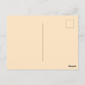 幸せな感謝祭 ポストカード (裏面)