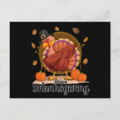 幸せな感謝祭 ポストカード (正面)