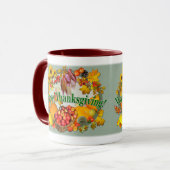 幸せな感謝祭 マグカップ (正面左)