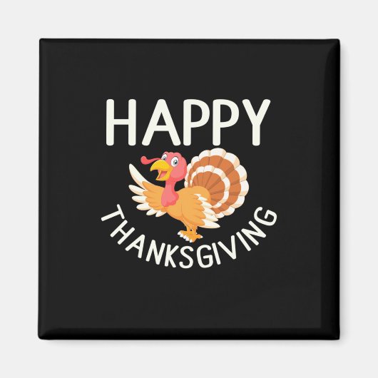 幸せな感謝祭 マグネット (正面)