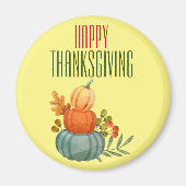 幸せな感謝祭 マグネット (正面)