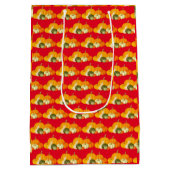 幸せな感謝祭 ミディアムペーパーバッグ (裏面)