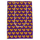 幸せな感謝祭 ミディアムペーパーバッグ (裏面)