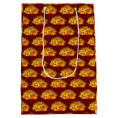 幸せな感謝祭 ミディアムペーパーバッグ (裏面)