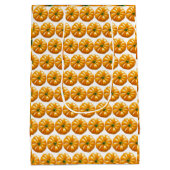 幸せな感謝祭 ミディアムペーパーバッグ (裏面)