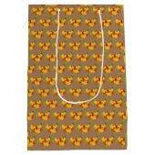 幸せな感謝祭 ミディアムペーパーバッグ (裏面)