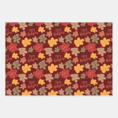 幸せな感謝祭 ラッピングペーパーシート (正面3)