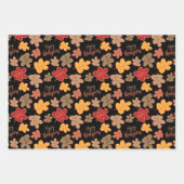 幸せな感謝祭 ラッピングペーパーシート (正面2)