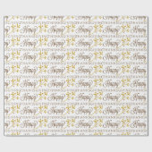 幸せな感謝祭 ラッピングペーパー (フラット)