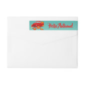 幸せな感謝祭 ラップアラウンドラベル (裏面)