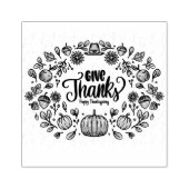 幸せな感謝祭 ラバースタンプ (インプリント)