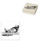 幸せな感謝祭 ラバースタンプ (押印)