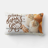 幸せな感謝祭 ランバークッション (裏面)