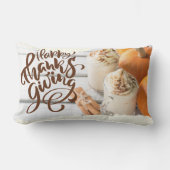 幸せな感謝祭 ランバークッション (正面)